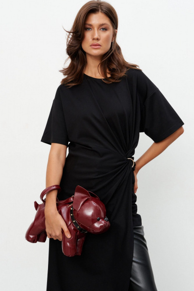 Платье KaVaRi 1136 черный - фото 18