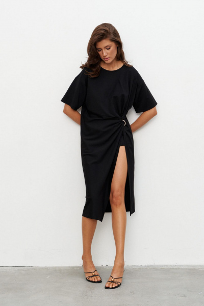 Платье KaVaRi 1136 черный - фото 5