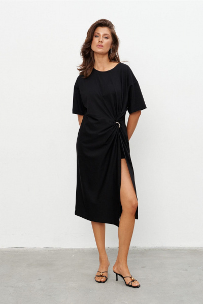 Платье KaVaRi 1136 черный - фото 4