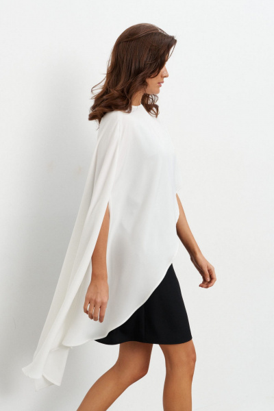 Платье KaVaRi 1130 черно-белый - фото 5