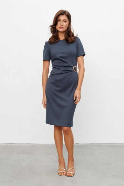 Платье KaVaRi 1133 графит - фото 3