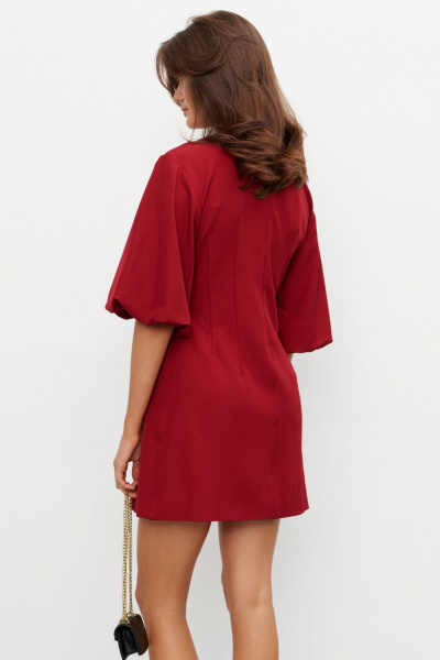 Платье KaVaRi 1107.1 бургунди - фото 7