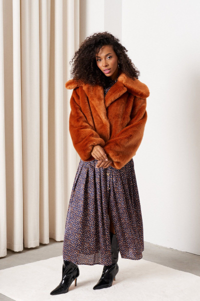 Полупальто C. of PAPAYA NEW 1743 рыжий - фото 7