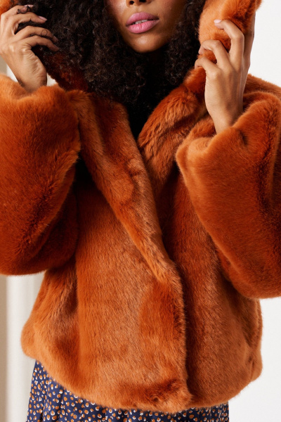 Полупальто C. of PAPAYA NEW 1743 рыжий - фото 6