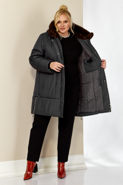 Куртка Shetti 2208 графит - фото 8