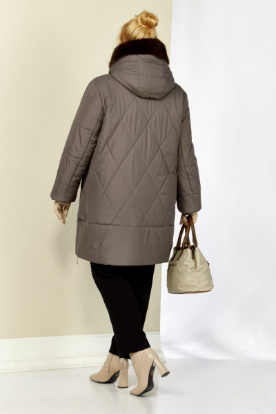 Куртка Shetti 2208 серо-лиловый - фото 9