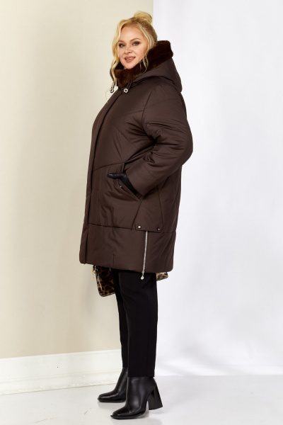Куртка Shetti 2208 шоколад - фото 3