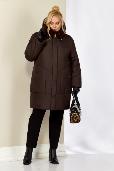 Куртка Shetti 2208 шоколад - фото 2