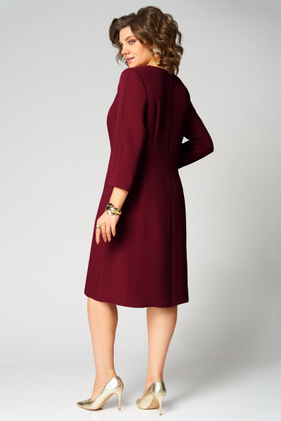 Платье Мишель стиль 1337 винный - фото 8