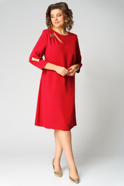 Платье Мишель стиль 1337 красный - фото 7