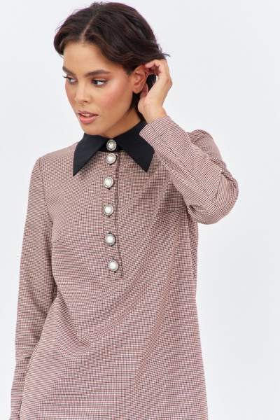 Платье FLAIM 2015 пыльная-роза - фото 4