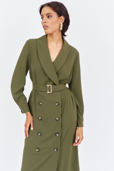 Платье FLAIM 2027 хаки - фото 9