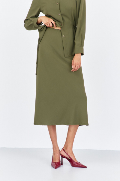 Юбка FLAIM 2034 хаки - фото 1