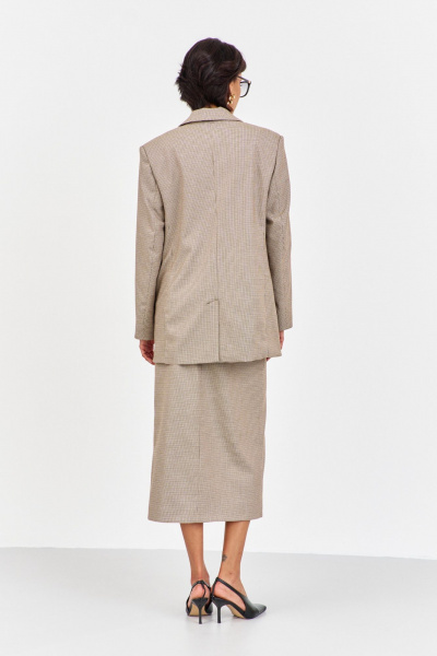 Жакет, юбка FLAIM 2049 капучино - фото 12