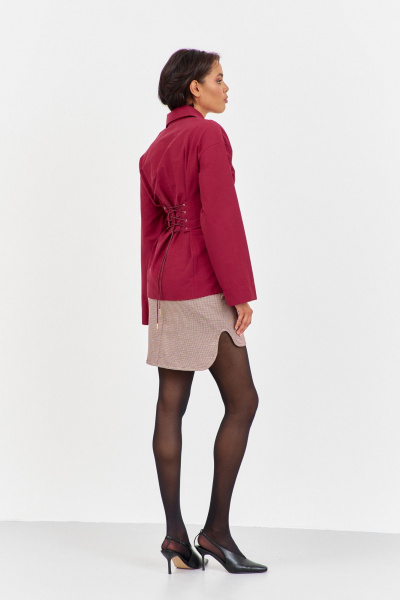 Юбка FLAIM 2057 пыльная-роза - фото 5