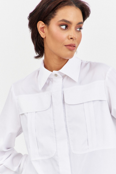 Рубашка FLAIM 2058 белый - фото 4