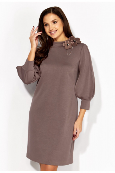 Платье, украшение TAiER 1313 капучино - фото 3