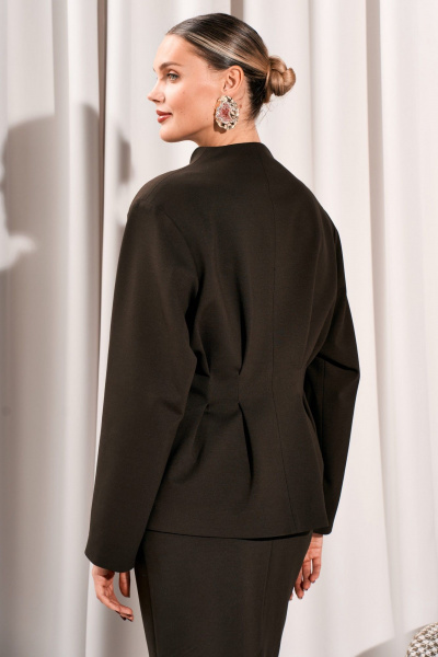 Жакет, юбка Lissana 5042 темно-зеленый - фото 9
