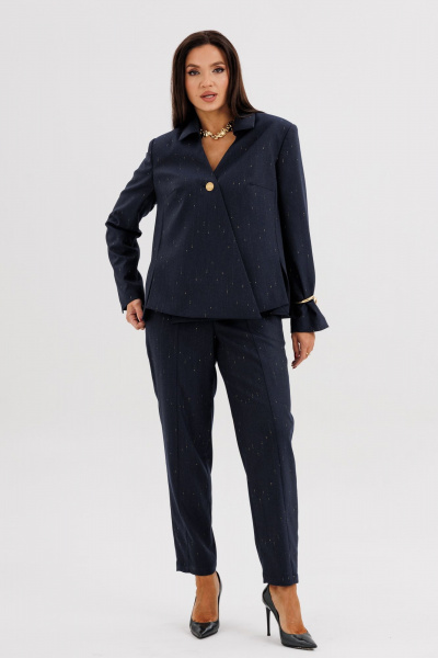 Брюки, жакет Fantazia Mod 5301 синий - фото 9