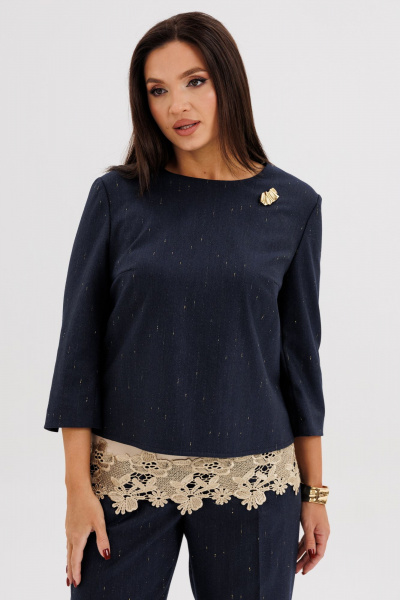 Брюки, топ Fantazia Mod 5318 синий - фото 8