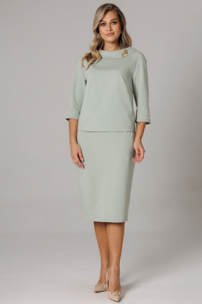 Блуза, юбка Anastasia 1303.1 мята - фото 3
