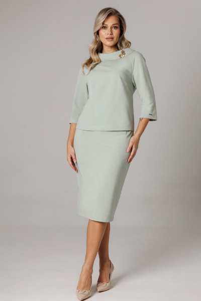 Блуза, юбка Anastasia 1303.1 мята - фото 1