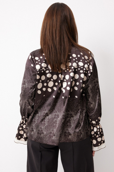 Блуза BegiModa 4145 шоколад - фото 9