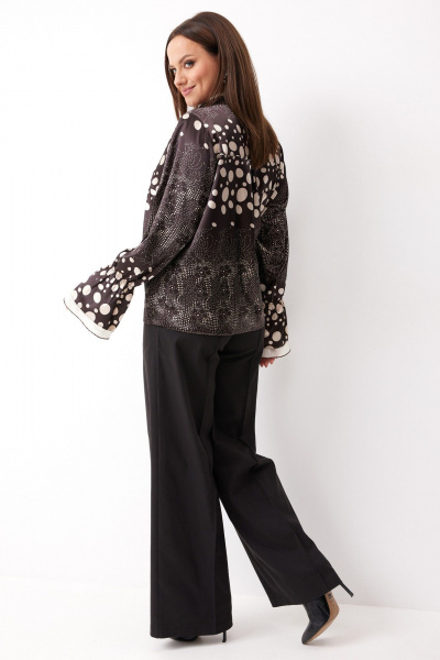 Блуза BegiModa 4145 шоколад - фото 8