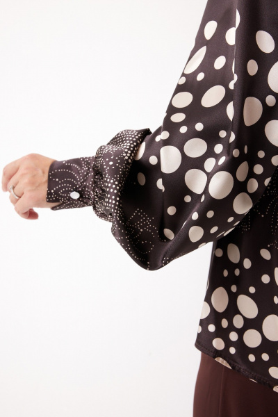 Блуза BegiModa 4146 шоколад - фото 8