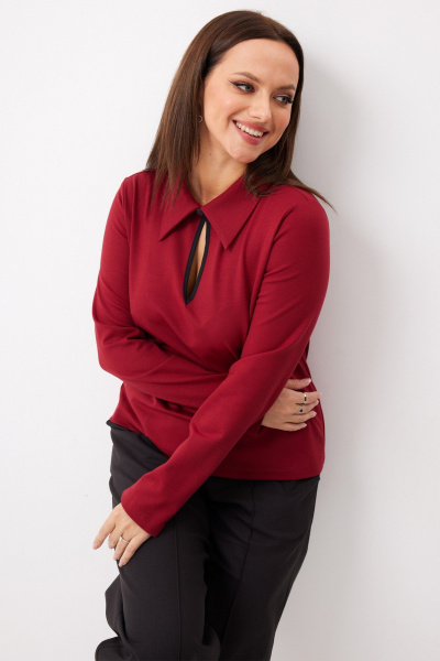 Лонгслив BegiModa 4147 бордо - фото 7