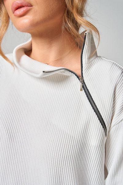 Брюки, джемпер Laikony L-483 белый+черный - фото 6