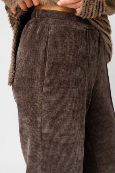 Брюки Laikony L-693-2 капучино+кант - фото 11