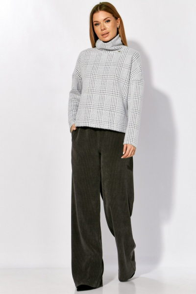 Брюки Laikony L-693-2 серый - фото 10