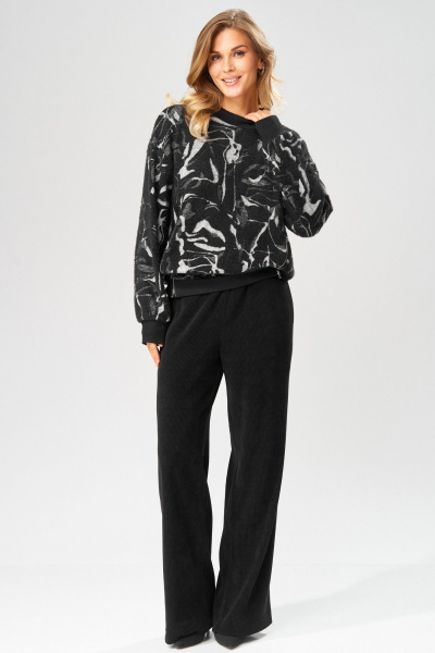 Брюки Laikony L-693-2 черный - фото 14