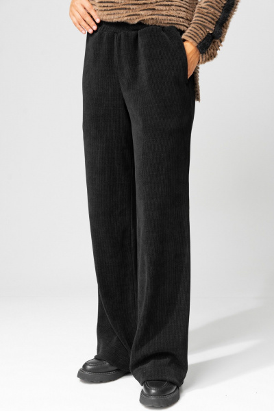 Брюки Laikony L-693-2 черный - фото 7