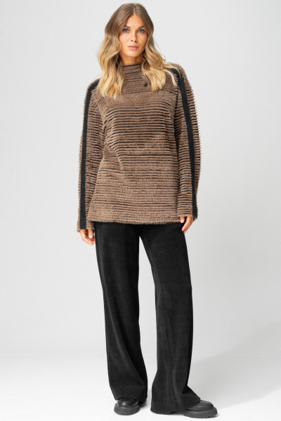 Брюки Laikony L-693-2 черный - фото 2