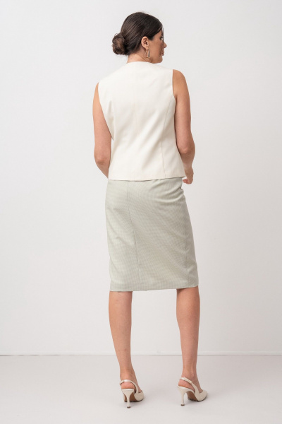 Юбка FASHION CENTRE Пш-4136 эвкалипт - фото 5