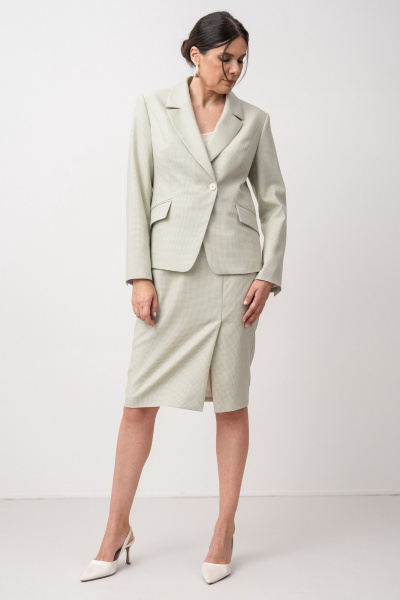 Жакет FASHION CENTRE Пш-4137 эвкалипт - фото 2