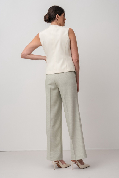 Жилет FASHION CENTRE Шр-4156 молочный - фото 6