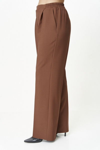 Брюки, туника Aira Style 24244 шоколад - фото 8