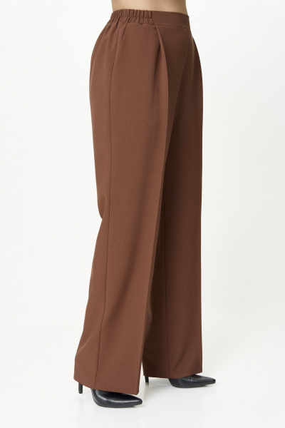Брюки, туника Aira Style 24244 шоколад - фото 7
