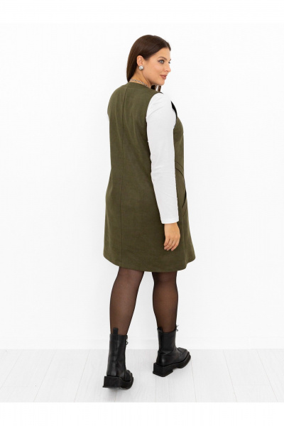 Сарафан Ollsy 01707 хаки - фото 8