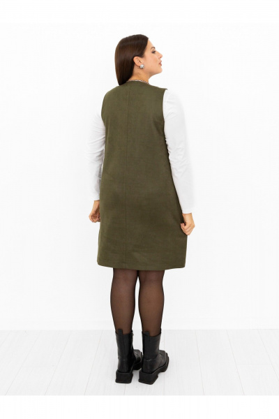 Сарафан Ollsy 01707 хаки - фото 7