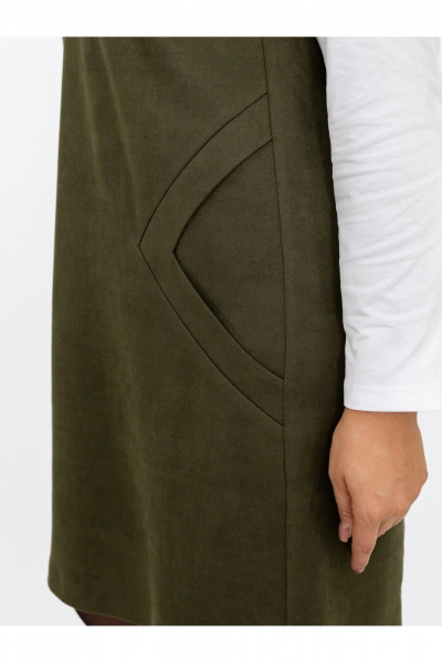 Сарафан Ollsy 01707 хаки - фото 6