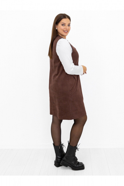 Сарафан Ollsy 01707 шоколад - фото 8