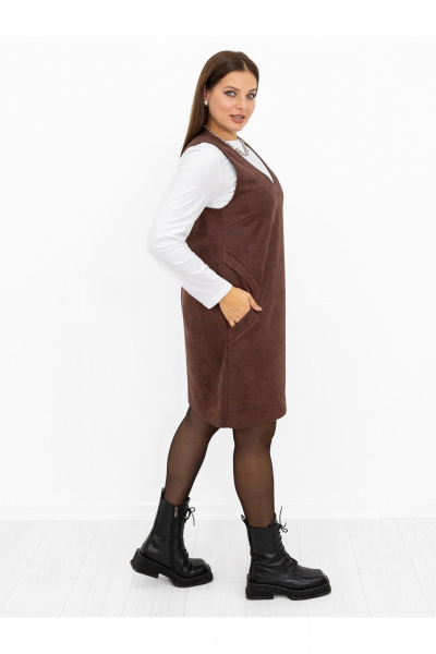 Сарафан Ollsy 01707 шоколад - фото 7