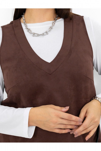 Сарафан Ollsy 01707 шоколад - фото 5