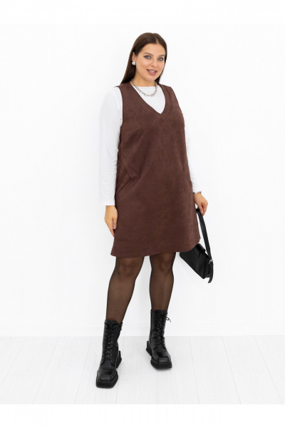 Сарафан Ollsy 01707 шоколад - фото 2