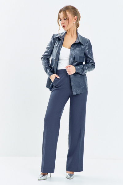 Брюки, рубашка Euromoda 653 синий - фото 1