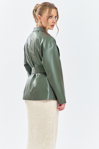 Жакет Euromoda 655 хаки - фото 3